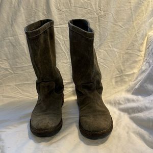 EUC grey suede Fiorentini & Baker slouchy boot